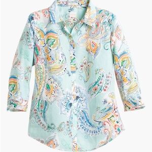 Chico's Pastel Paisley Blouse